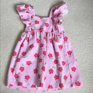 Zara Pink Floral Kids Dress